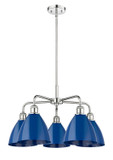 Mid. Chandeliers Metal Shade by Innovations ( 405 | 516-5CR-PC-MBD-75-BL Ballston ) 
