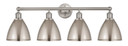 Bathroom Fixtures Four Lights by Innovations ( 405 | 616-4W-SN-MBD-75-SN Edison ) 