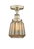 Semi-Flush Mts. Glass Down by Innovations ( 405 | 616-1F-AB-G146 Edison ) 
