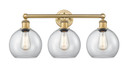 Bathroom Fixtures Three Lights by Innovations ( 405 | 616-3W-BB-G122-8 Edison ) 