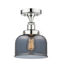 Semi-Flush Mts. Glass Down by Innovations ( 405 | 616-1F-PC-G73 Edison ) 