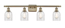 Bathroom Fixtures Four Lights by Innovations ( 405 | 516-4W-AB-G259-LED Ballston ) 