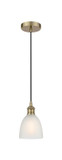 Mini Pendants Glass Down by Innovations ( 405 | 616-1P-AB-G381 Edison ) 