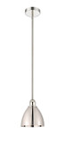 Mini Pendants Metal Shade by Innovations ( 405 | 616-1S-PN-MBD-75-PN Edison ) 