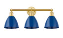 Bathroom Fixtures Three Lights by Innovations ( 405 | 616-3W-SG-MBD-75-BL Edison ) 