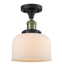 Semi-Flush Mts. Glass Down by Innovations ( 405 | 517-1CH-BAB-G71-LED Franklin Restoration ) 