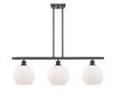 Linear/Island 3 Light Bar by Innovations ( 405 | 516-3I-BK-G121-8 Ballston ) 