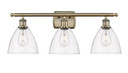Bathroom Fixtures Three Lights by Innovations ( 405 | 516-3W-AB-GBD-752-LED Ballston ) 