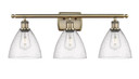 Bathroom Fixtures Three Lights by Innovations ( 405 | 516-3W-AB-GBD-754-LED Ballston ) 