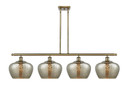 Linear/Island 4 Light + by Innovations ( 405 | 516-4I-AB-G96-L-LED Ballston ) 