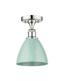 Semi-Flush Mts. Glass Down by Innovations ( 405 | 616-1F-PC-MBD-75-SF Edison ) 