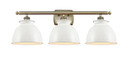 Bathroom Fixtures Three Lights by Innovations ( 405 | 516-3W-AB-M14-W Ballston ) 