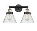Bathroom Fixtures Two Lights by Innovations ( 405 | 616-2W-BAB-G44 Edison ) 