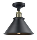 Semi-Flush Mts. Glass Down by Innovations ( 405 | 517-1CH-BAB-M10-BK Franklin Restoration ) 
