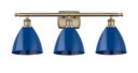 Bathroom Fixtures Three Lights by Innovations ( 405 | 516-3W-AB-MBD-75-BL Ballston ) 
