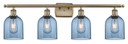 Bathroom Fixtures Four Lights by Innovations ( 405 | 516-4W-AB-G558-6BL Ballston ) 