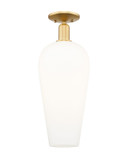 Semi-Flush Mts. Glass Down by Innovations ( 405 | 716-1C-SG-G456-8WH Arcadia ) 