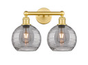Bathroom Fixtures Two Lights by Innovations ( 405 | 616-2W-SG-G1213-8SM Edison ) 