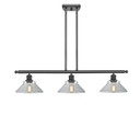 Linear/Island 3 Light Bar by Innovations ( 405 | 516-3I-BK-G132-LED Ballston ) 