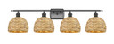 Bathroom Fixtures Four Lights by Innovations ( 405 | 516-4W-OB-RBD-8-NAT Ballston ) 