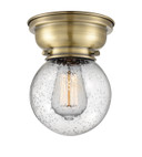 Flush Mounts Glass Down by Innovations ( 405 | 623-1F-AB-G204-6-LED Franklin Restoration ) 
