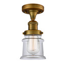 Semi-Flush Mts. Glass Down by Innovations ( 405 | 517-1CH-BB-G182S Franklin Restoration ) 