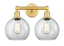 Bathroom Fixtures Two Lights by Innovations ( 405 | 616-2W-SG-G122-8 Edison ) 