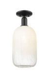 Semi-Flush Mts. Glass Down by Innovations ( 405 | 716-1C-BK-G482-7OP Arcadia ) 