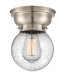 Flush Mounts Glass Down by Innovations ( 405 | 623-1F-SN-G204-6-LED Franklin Restoration ) 