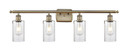 Bathroom Fixtures Four Lights by Innovations ( 405 | 516-4W-AB-G804 Ballston ) 
