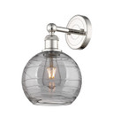 Sconces Single Glass by Innovations ( 405 | 616-1W-PN-G1213-8SM Edison ) 