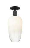 Semi-Flush Mts. Glass Down by Innovations ( 405 | 716-1C-BK-G484-7OP Arcadia ) 