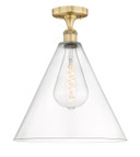 Semi-Flush Mts. Glass Down by Innovations ( 405 | 616-1F-BB-GBC-162 Edison ) 