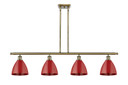 Linear/Island 4 Light + by Innovations ( 405 | 516-4I-AB-MBD-75-RD Ballston ) 