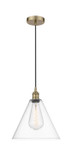 Pendants Glass Down by Innovations ( 405 | 616-1P-AB-GBC-122 Edison ) 