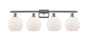 Bathroom Fixtures Four Lights by Innovations ( 405 | 516-4W-PC-G121-8 Ballston ) 