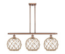 Linear/Island 3 Light Bar by Innovations ( 405 | 516-3I-AC-G122-10RB-LED Ballston ) 