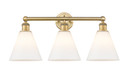 Bathroom Fixtures Three Lights by Innovations ( 405 | 616-3W-BB-GBC-81 Edison ) 