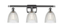 Bathroom Fixtures Three Lights by Innovations ( 405 | 516-3W-PC-G382-LED Ballston ) 