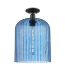 Semi-Flush Mts. Glass Down by Innovations ( 405 | 716-1C-BK-G559-12BL Arcadia ) 