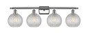Bathroom Fixtures Four Lights by Innovations ( 405 | 516-4W-PC-G122C-8CL Ballston ) 