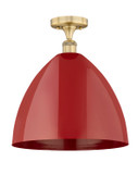 Semi-Flush Mts. Glass Down by Innovations ( 405 | 616-1F-BB-MBD-16-RD Edison ) 