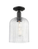 Semi-Flush Mts. Glass Down by Innovations ( 405 | 716-1C-BK-G559-8CL Arcadia ) 