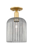 Semi-Flush Mts. Glass Down by Innovations ( 405 | 716-1C-SG-G559-8SM Arcadia ) 
