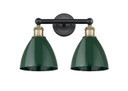 Bathroom Fixtures Two Lights by Innovations ( 405 | 616-2W-BAB-MBD-75-GR Edison ) 
