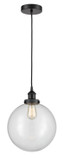 Mini Pendants Glass Down by Innovations ( 405 | 616-1PH-BK-G202-12 Edison ) 