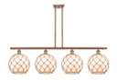 Linear/Island 4 Light + by Innovations ( 405 | 516-4I-AC-G121-10RB Ballston ) 