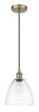 Mini Pendants Glass Down by Innovations ( 405 | 616-1P-AB-GBD-92 Edison ) 