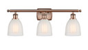 Bathroom Fixtures Three Lights by Innovations ( 405 | 516-3W-AC-G441-LED Ballston ) 