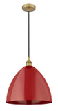Pendants Metal Shade by Innovations ( 405 | 616-1P-BB-MBD-16-RD Edison ) 
